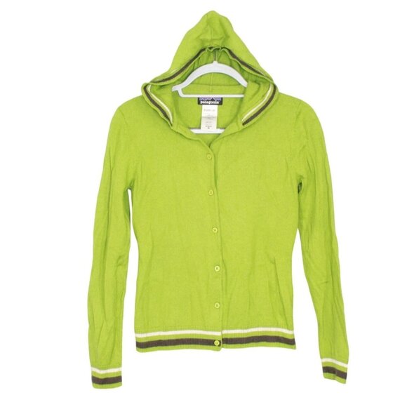 Patagonia Sweaters - Patagonia Water Girl  Merino Wool Full Zip Hoodie Sweatshirt Size M